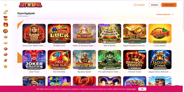 Hit'n'Spin Casino screenshot 2