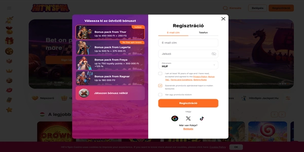 Hit'n'Spin Casino screenshot 4